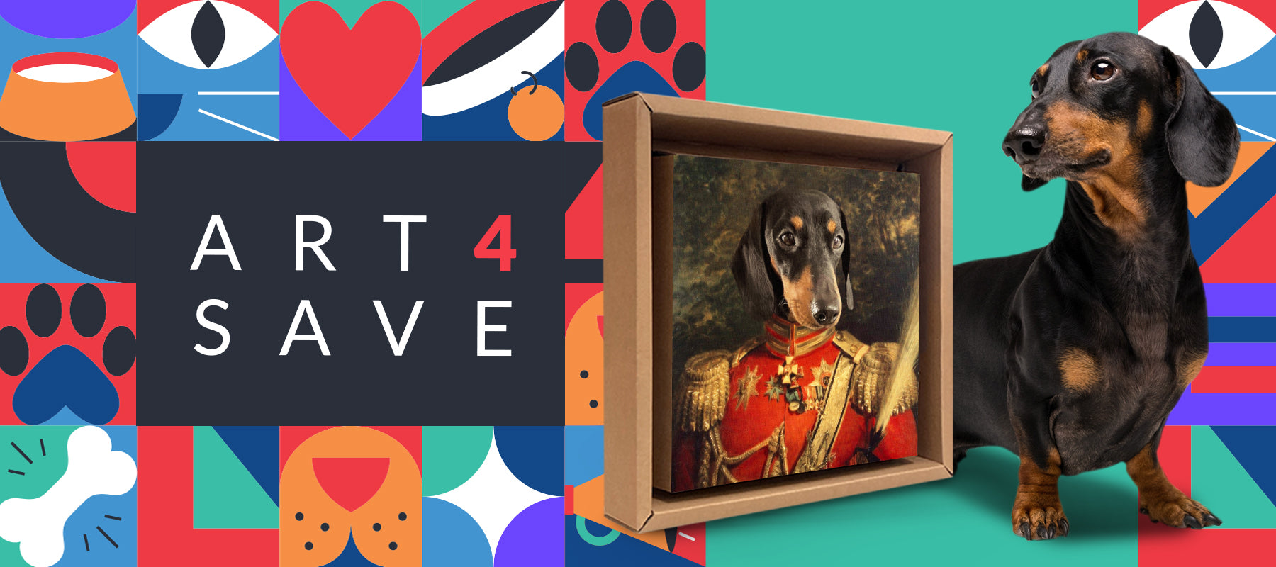 Ritratti di cani, gatti e animali per una buona causa - Art4Save